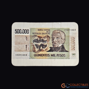 Lote 3004 - Almanaque Publicitario 1982 – Formato Billete 500.000 Pesos