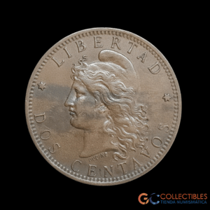 Lote 0032 - Argentina 2 Centavos 1883
