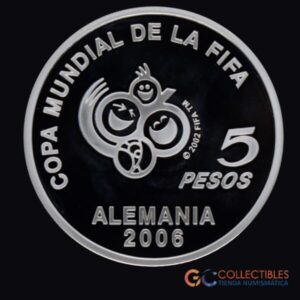 Lote 0041- Argentina 5 Pesos 2004 - Alemania 2006