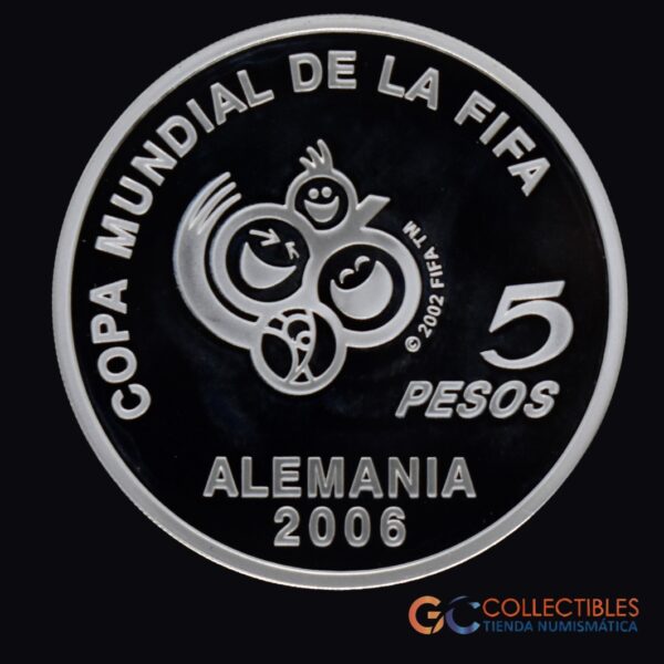 Lote 0041- Argentina 5 Pesos 2004 - Alemania 2006