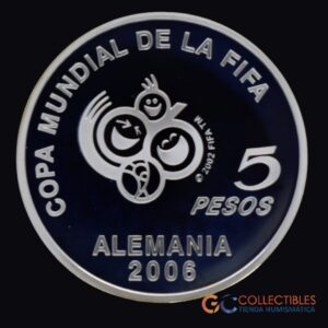 Lote 0042 - Argentina 5 Pesos 2005 - Alemania 2006
