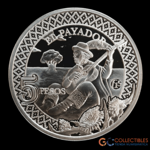 Lote 0043 - Argentina 5 Pesos 2014 - El Payador