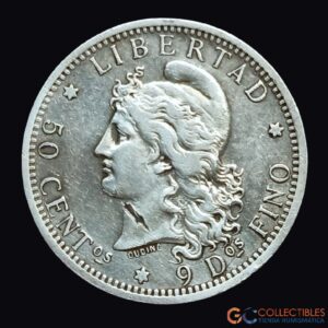 Lote 0045 - Argentina 50 Centavos 1883