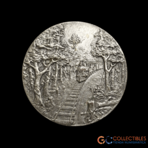 Lote 2008 - Argentina – Ferrocarriles Chaqueños, 1910. Medalla conmemorativa por la inauguración del servicio