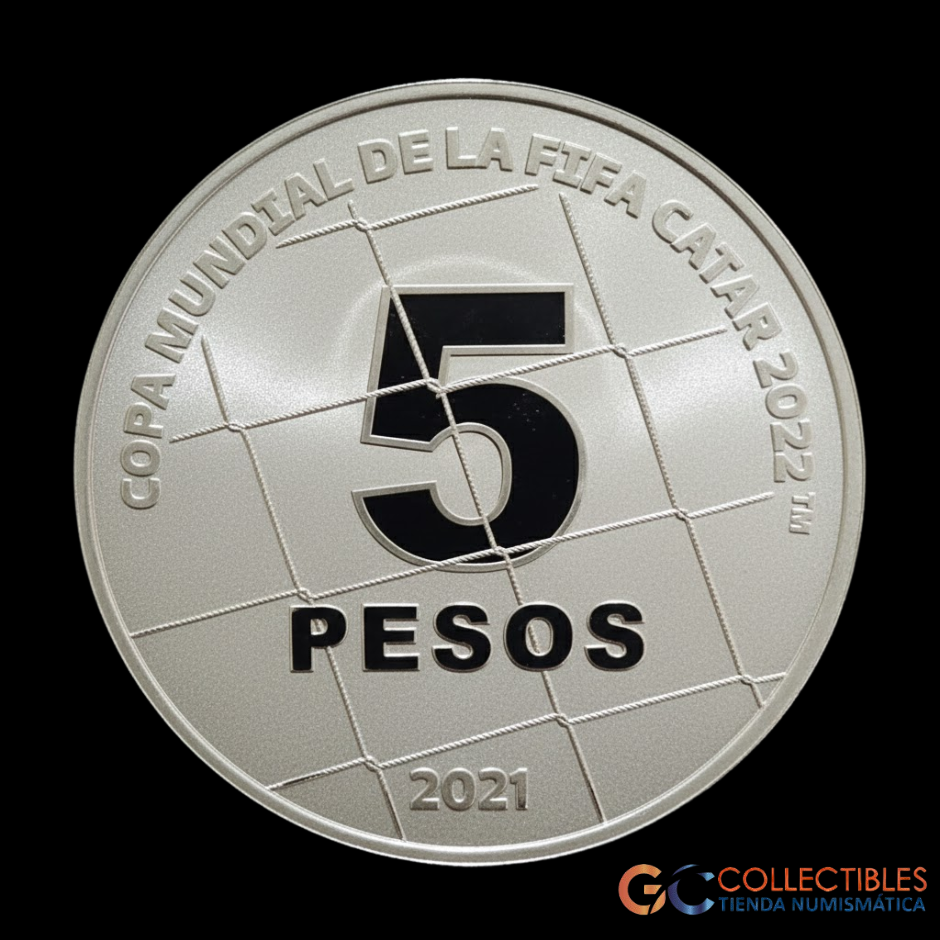 Lote 0044 - Argentina 5 Pesos 2021 - Qatar 2022