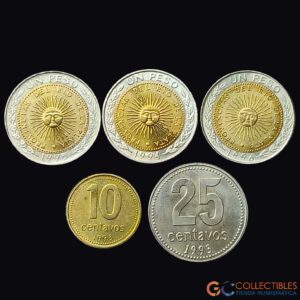 Lote 0017 - Argentina – Lote x 5 – Ceca Corea.