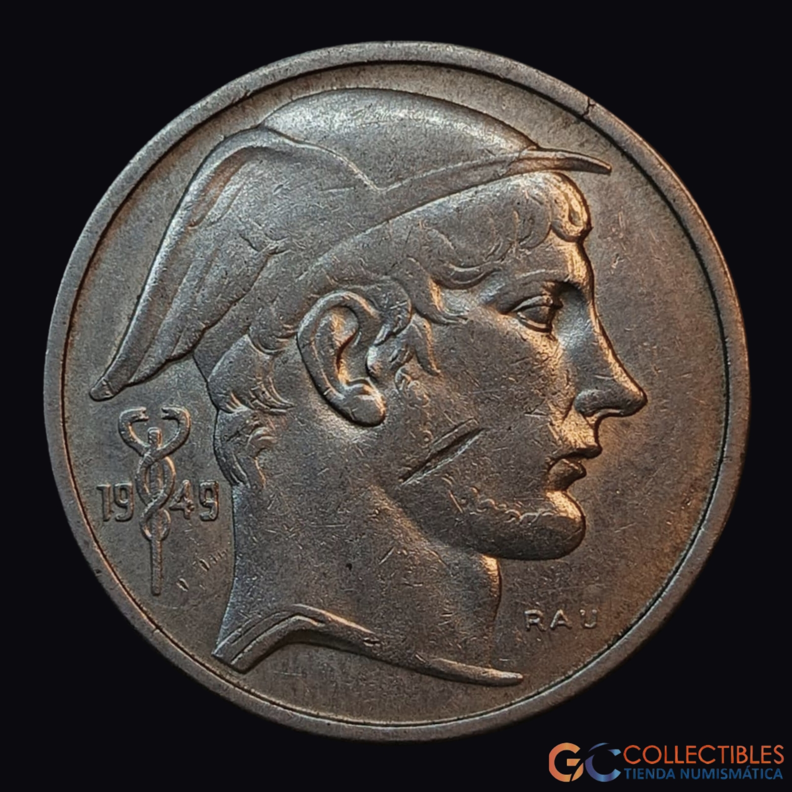Lote 0058 - Belgica 50 Francos 1949