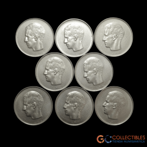 Lote 0054 - Bélgica – Lote x 8 (10 Francos 1969–1976)