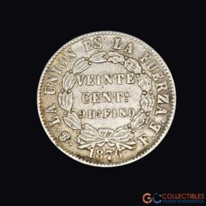 Lote 0059 - Bolivia 20 Centavos 1876