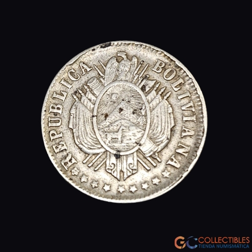 Lote 0062 - Bolivia 4 Sueldos 1830