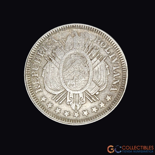 Lote 0080 -  Bolivia 20 Centavos 1885