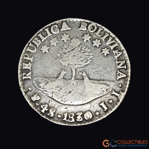 Lote 0084 - Bolivia 4 Sueldos 1830