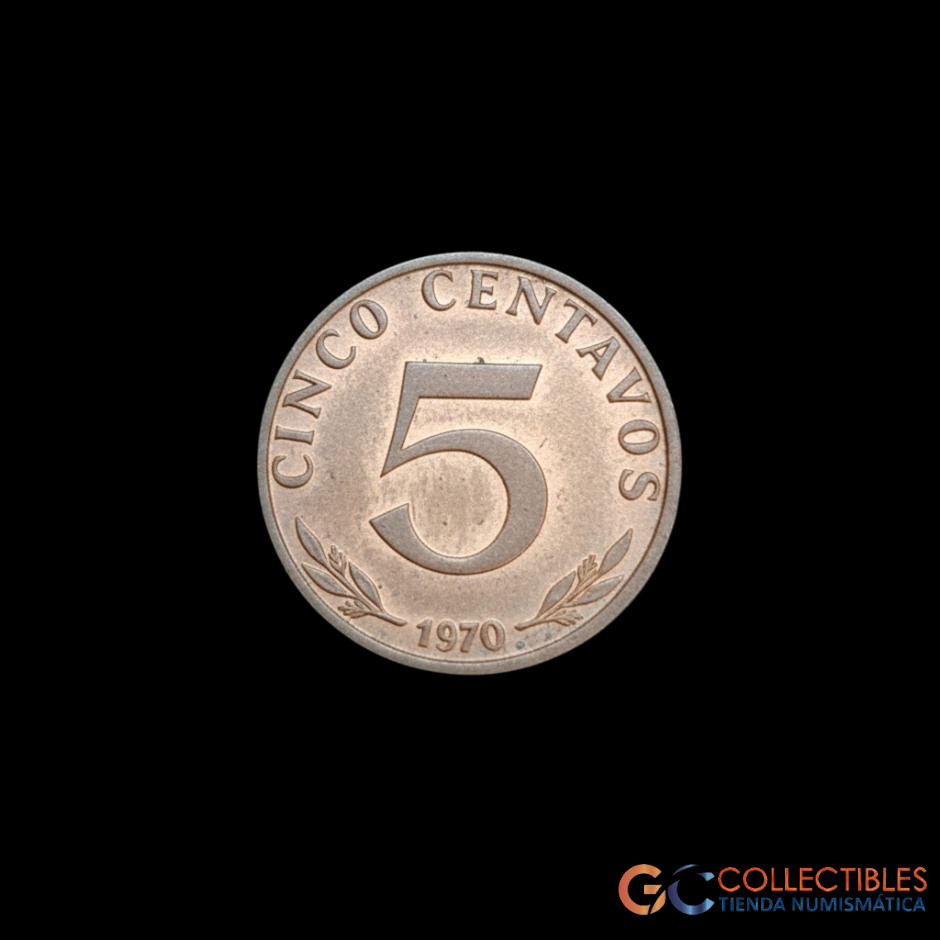 Lote 0089 - Bolivia 5 Centavos 1970