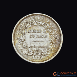 Lote 0091 -  Bolivia 50 Centavos 1898