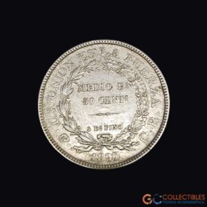 Lote 0065 - Bolivia 50 Centavos 1897