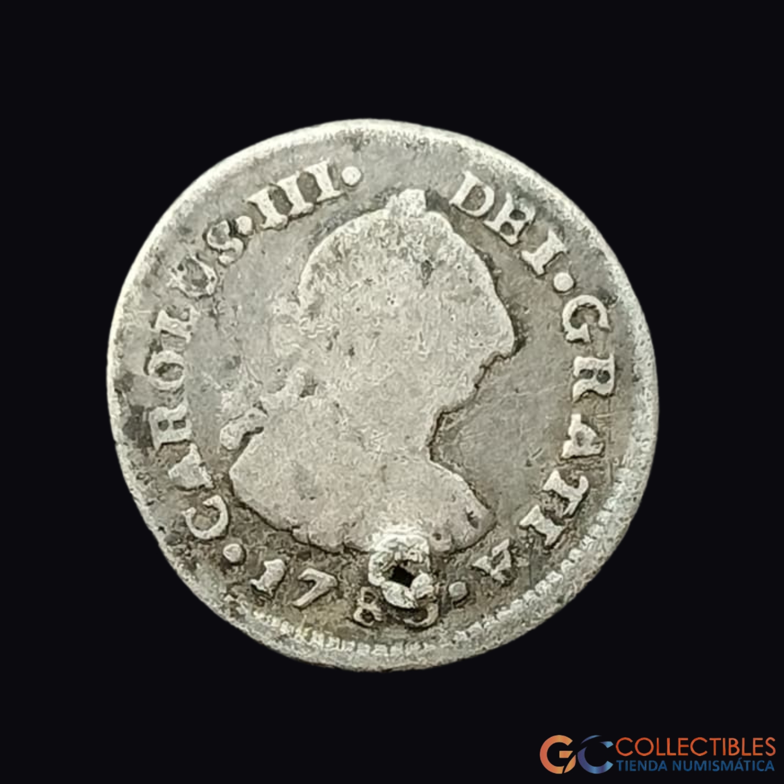 Lote 0073 - Bolivia 1/2 Real 1785