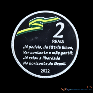 Lote 0105 - Brasil Blister - 2 Reais 2022 “Bicentenario de la Independencia de Brasil”