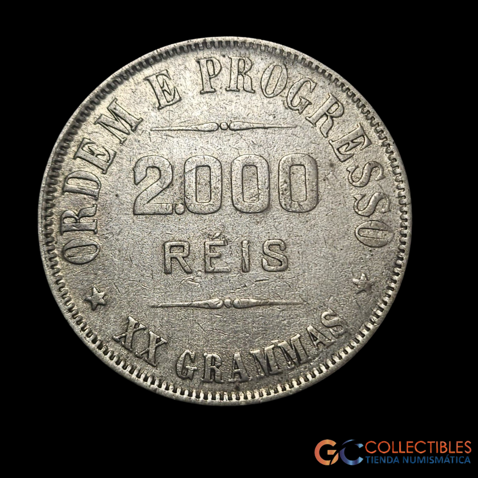 Lote 0108 - Brasil 2000 Reis 1908