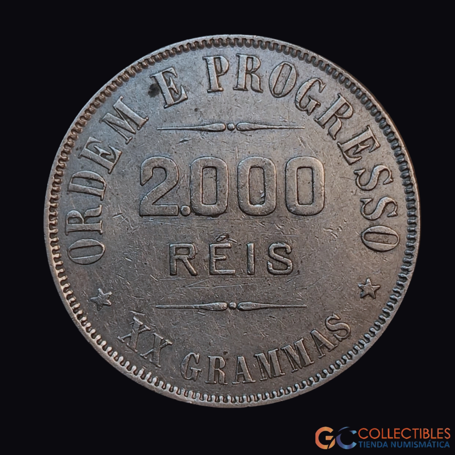 Lote 0109 - Brasil 2000 Reis 1911