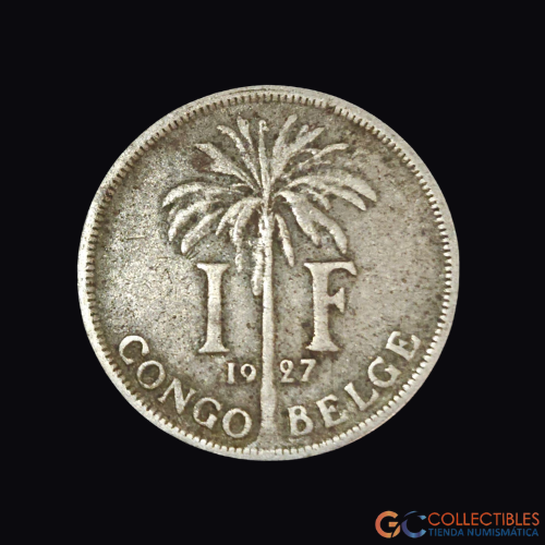 Lote 0122 - Congo Belga 1 Franco 1927