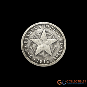 Lote 0130 - Cuba 10 Centavos 1916