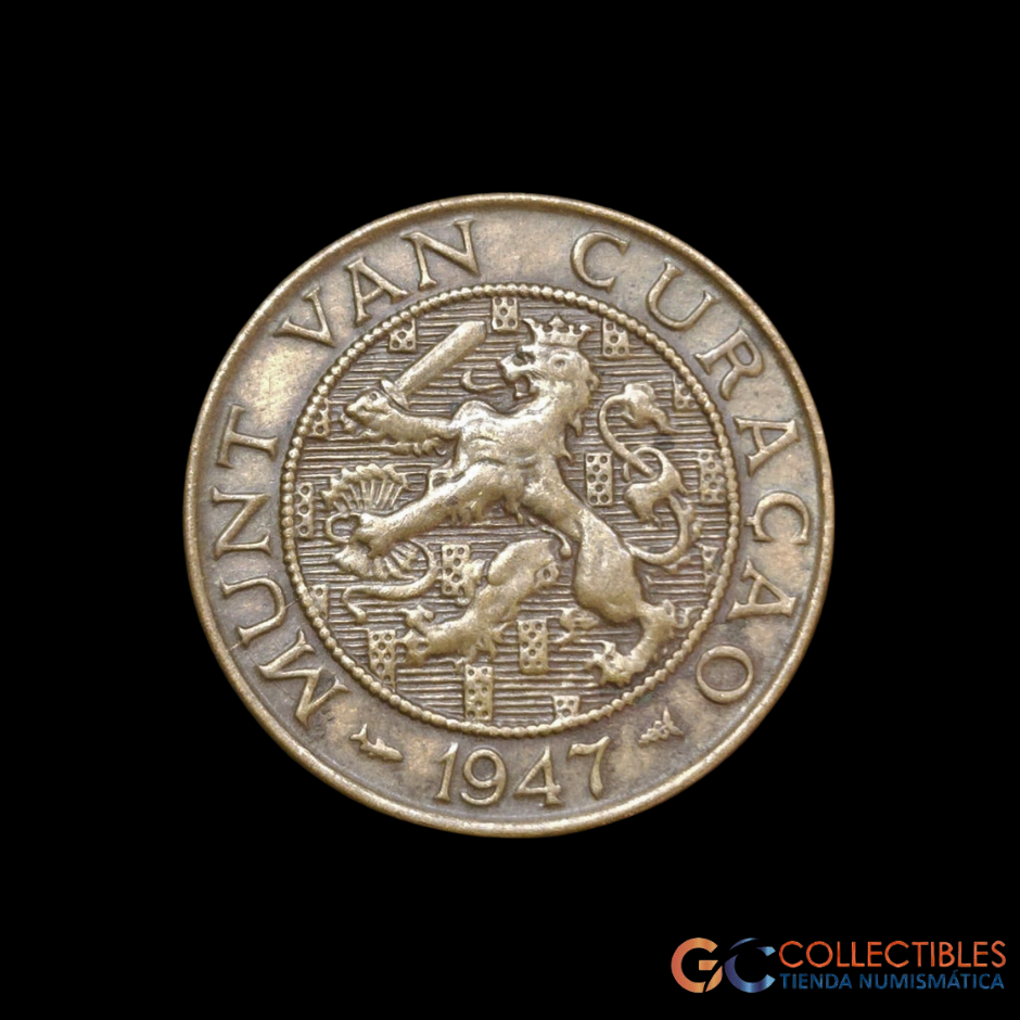 Lote 0131 - Curazao 2 1/2 Centavos 1947