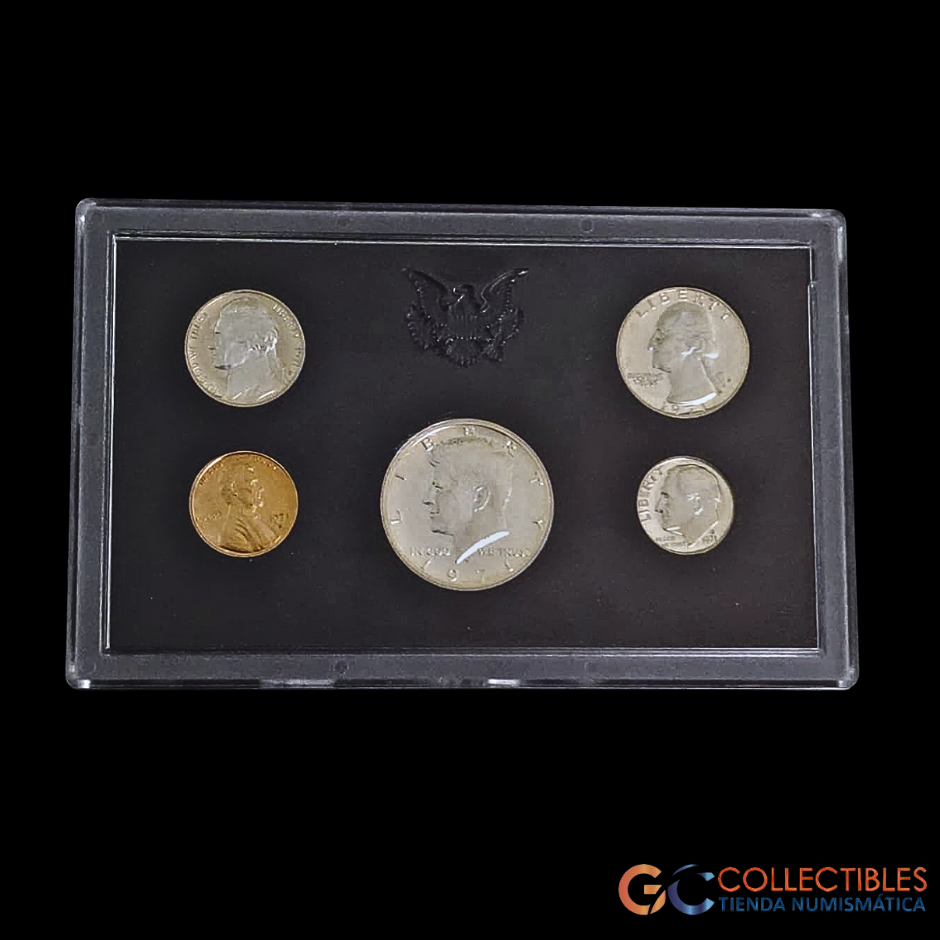 Lote 0160 -  Estados Unidos Set x 5 1971