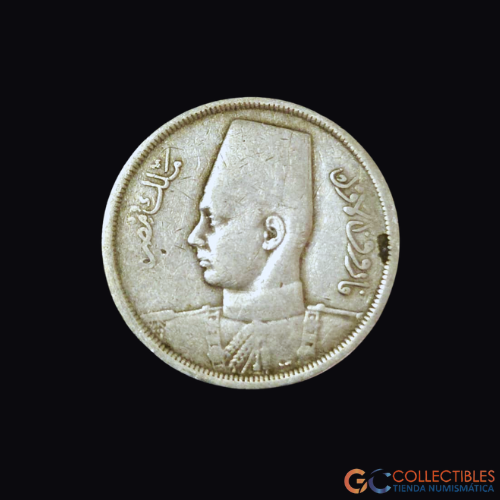 Lote 0132 - Egipto 10 Milliemes 1938