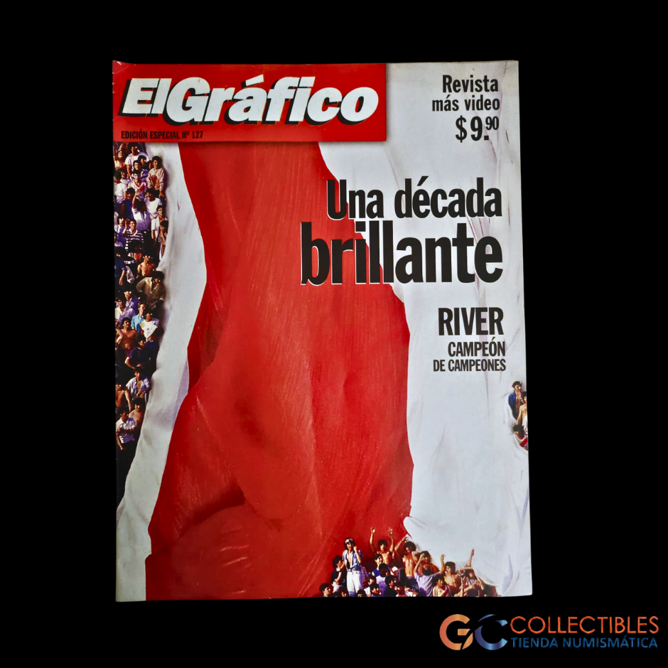 Lote 3020 - El Gráfico – Una década brillante – River Campeón de Campeones – Edición especial nº 127