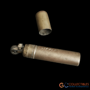 Lote 3024 - Encendedor Tubular Vintage 1915–1940 – Modelo de Mecha tipo Trench