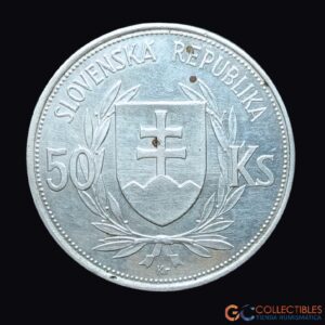 Lote 0138 - Eslovaquia 50 Coronas 1944 - 5.°aniv la República Eslovaca