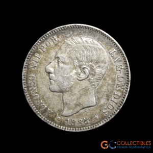 Lote 0147 - España 5 Pesetas 1885