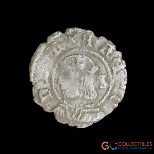 Lote 0142 - España (Reino de Aragón) 1 dinero 1458