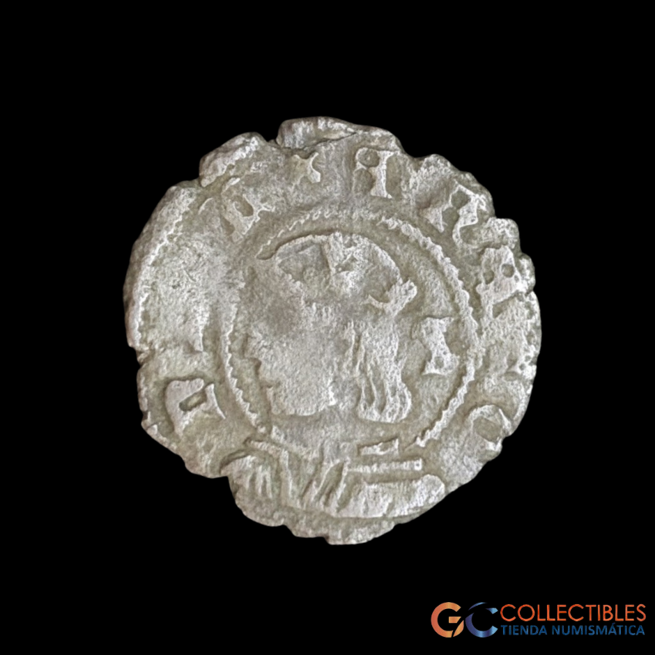 Lote 0142 - España (Reino de Aragón) 1 dinero 1458