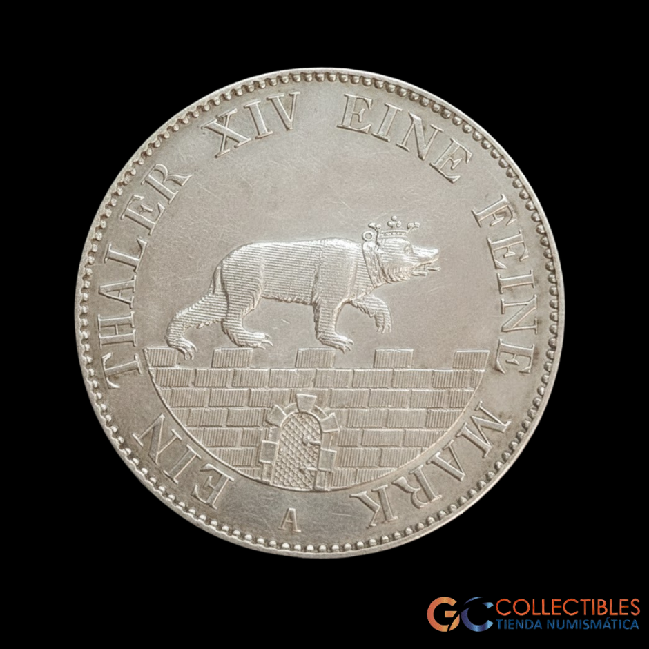 Lote 0007 - Alemania 1 Thaler 1846 B - Ducado de Anhalt-Bern