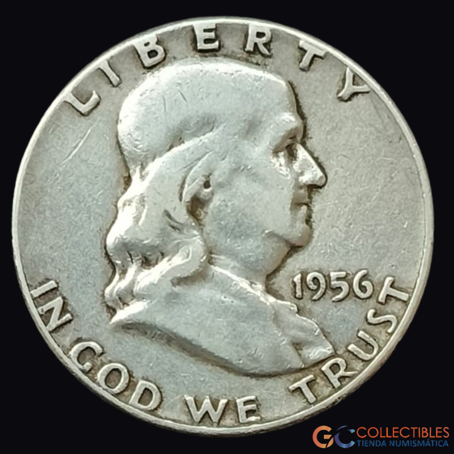 Lote 0159 - Estados Unidos 1/2 Dolar 1956