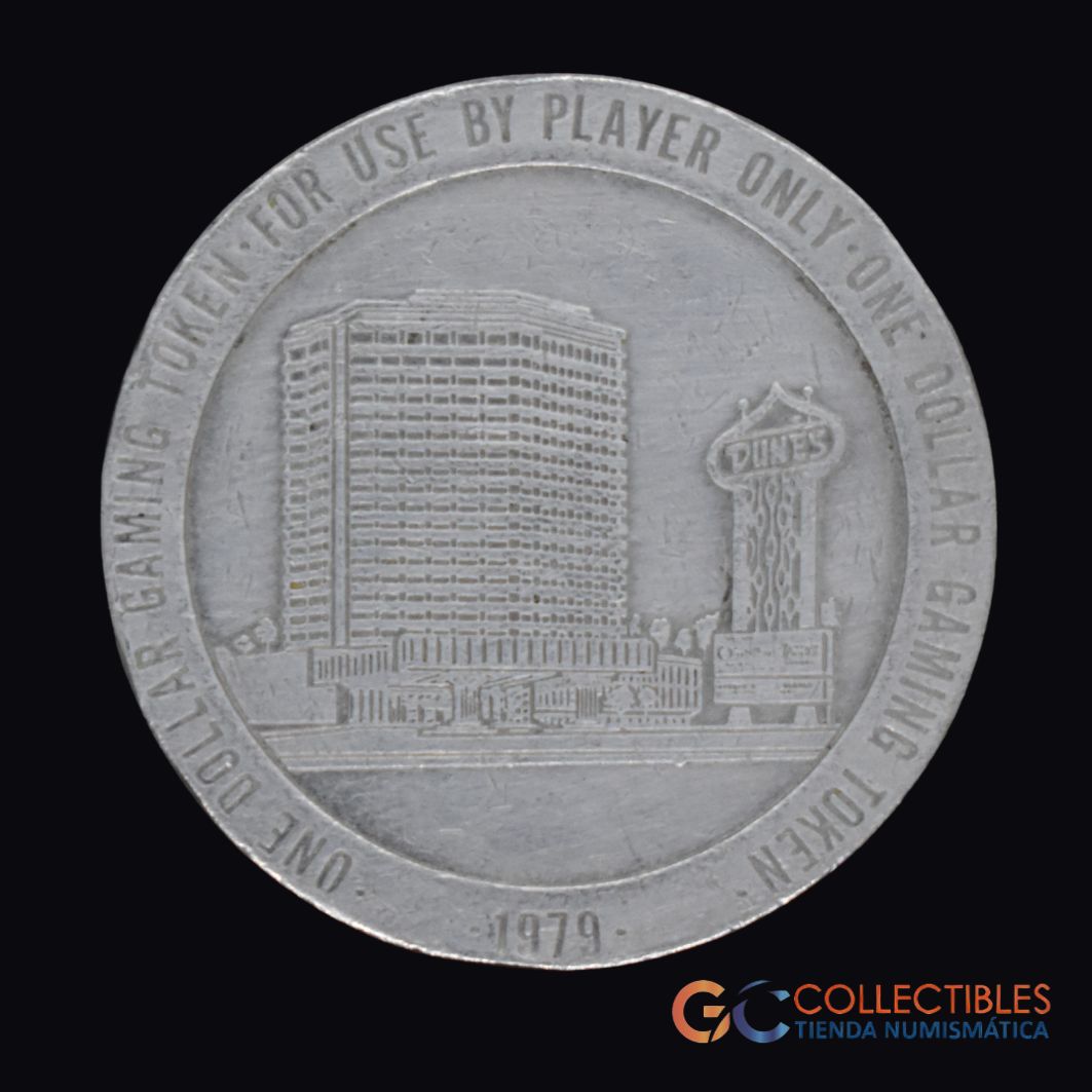 Lote 2033 - Dunes Hotel & Country Club – Las Vegas – 1 Dollar Gaming Token