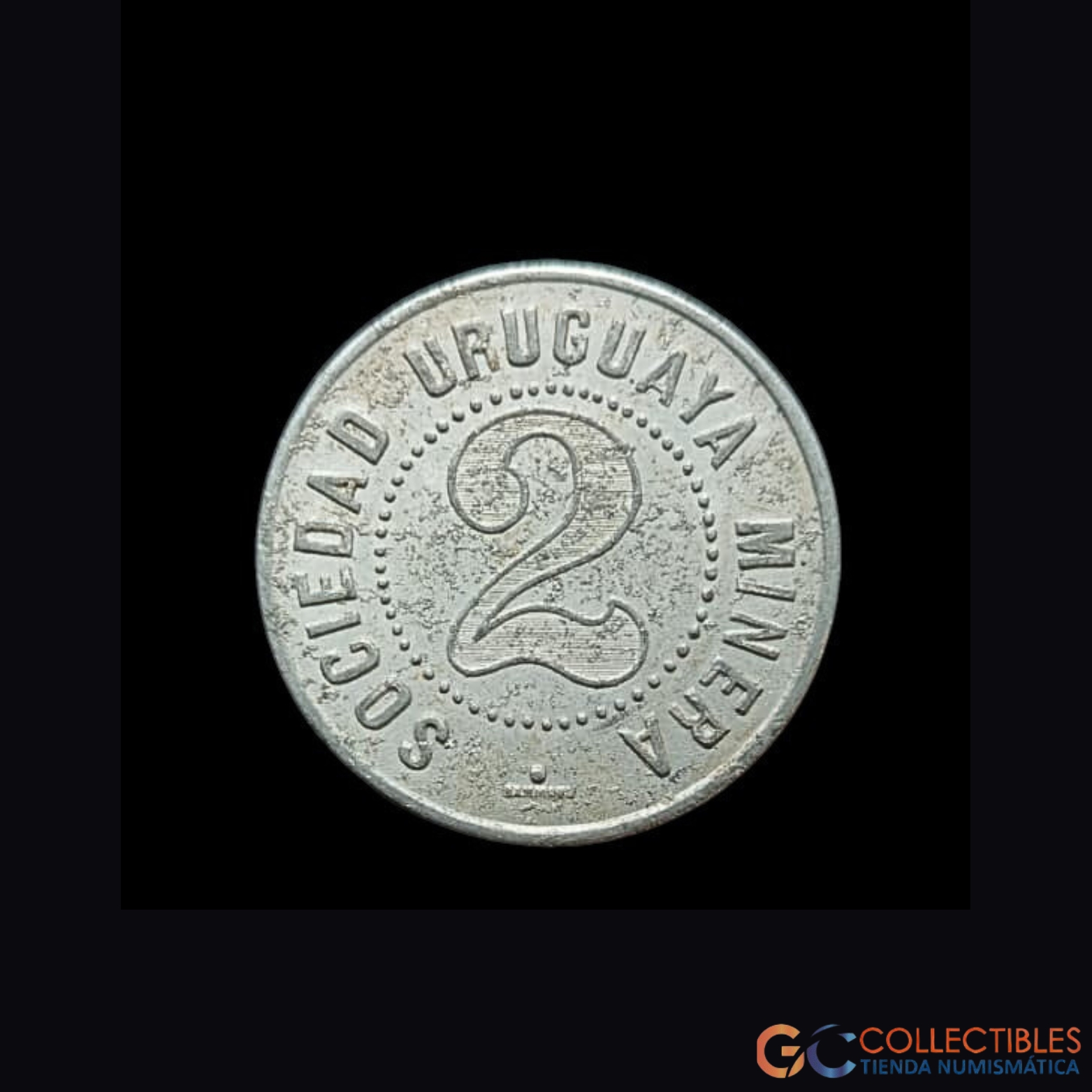 Lote 2053 - Ficha Minera - Sociedad Minera Urguaya - 2 Pesos