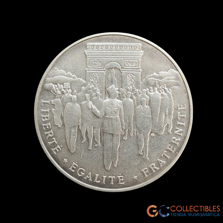 Lote 0166 - Francia 100 Francos 1994 - 50° Aniversario de la liberación de París