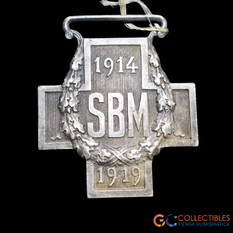 Lote 2061 - Francia. Medalla Ayuda a los heridos militares, ejército de tierra y mar. 1914-191