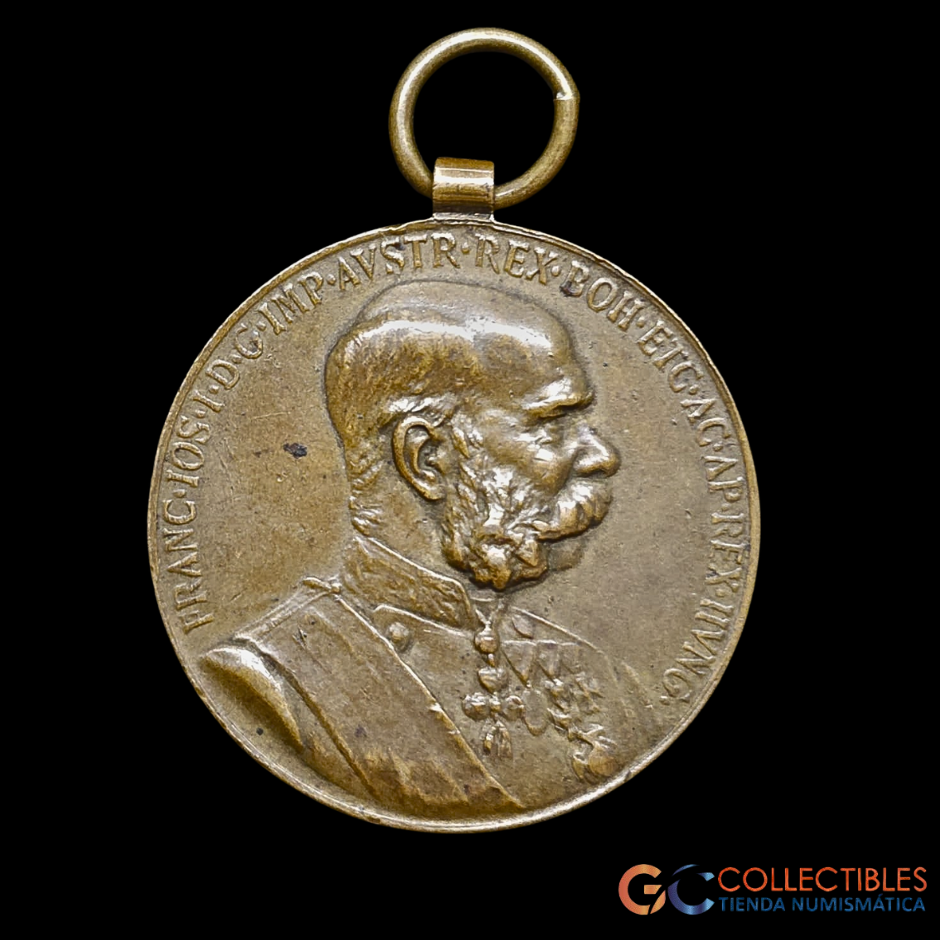 Lote 2067 - Imperio Austrohúngaro – Medalla Jubileo Francisco José I 1898