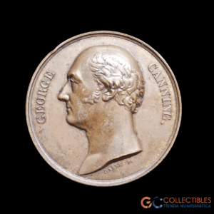 Lote 2065 - Homenaje a George Canning - Francia. 1827.