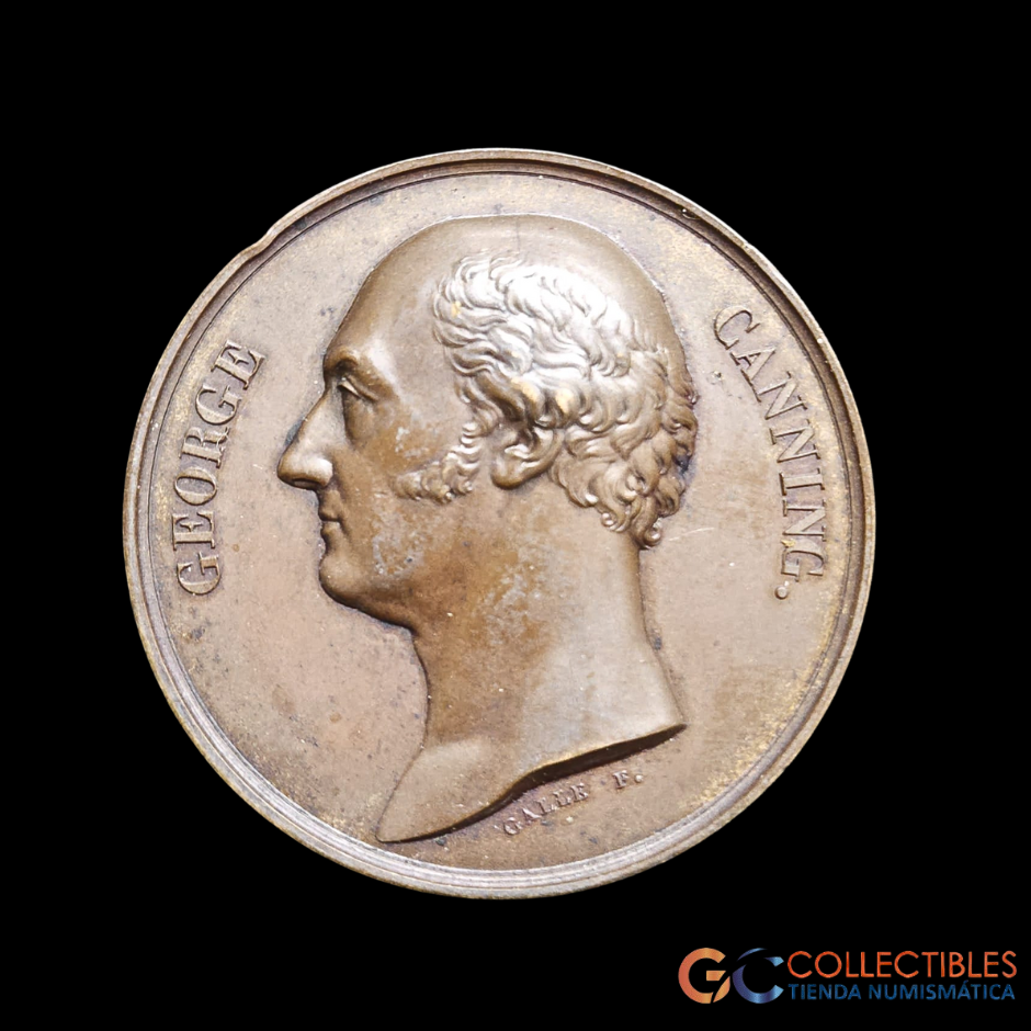 Lote 2065 - Homenaje a George Canning - Francia. 1827.