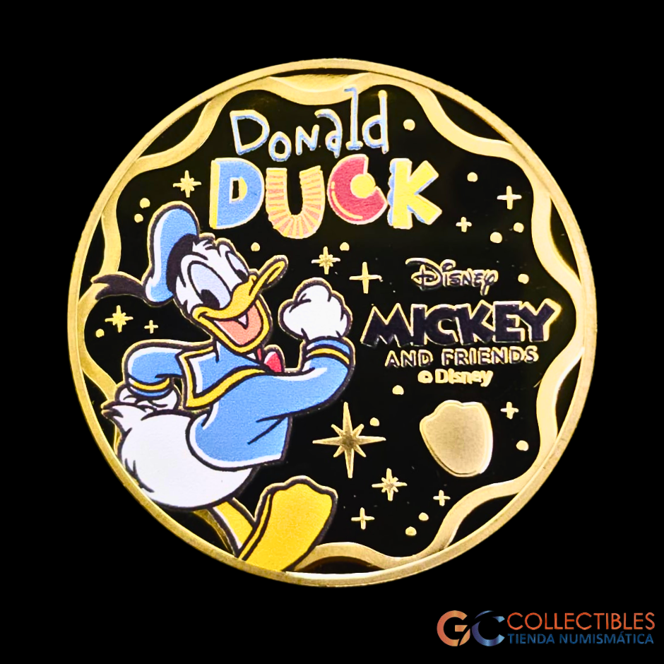 Lote 0181 - Islas Salomon ½ Dólar 2025 - Pato Donald - Disney.