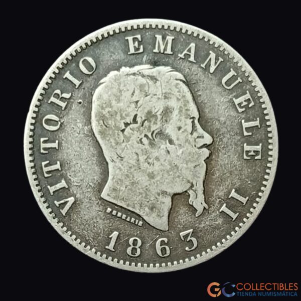 Lote 0189 - Italia 1 Lira 1863