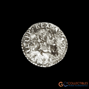 Lote 0186 - Italia (Reino de Nápoles) ½ Carlino 1574/98