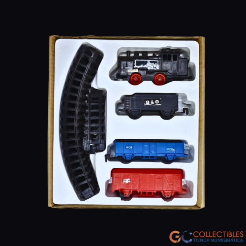 Lote 3034 - Juego Tren a Pilas Battery Operated Train Set B&O NCR