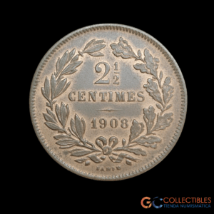 Lote 0199 - Luxemburgo 2 ½ Centimos 1908