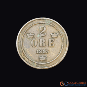 Lote 0237 - Suecia 2 Ore 1883