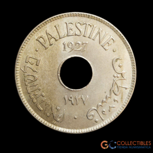 Lote 0208 - Palestina 10 Mils 1927